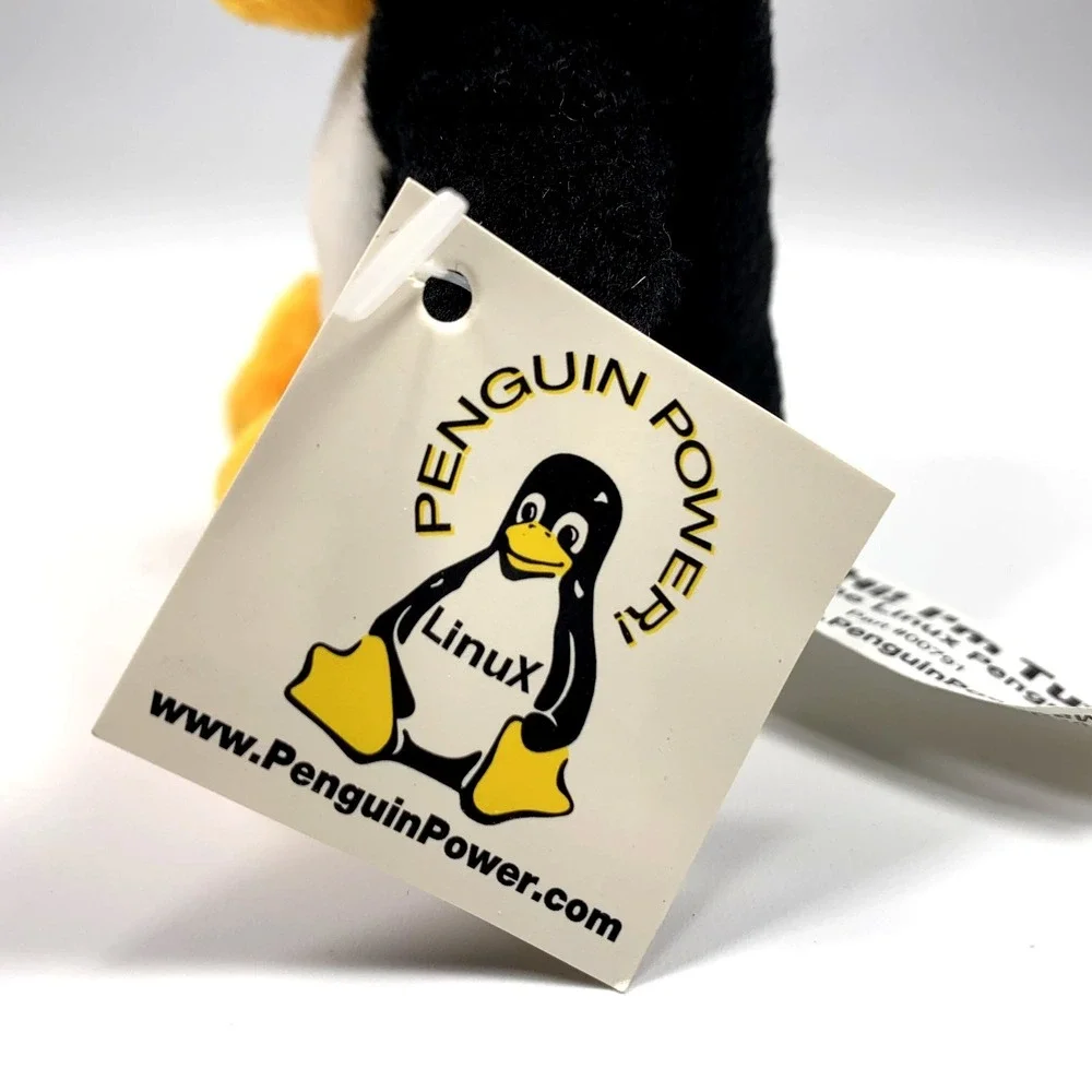 Vintage Linux Tux Penguin Plush 6